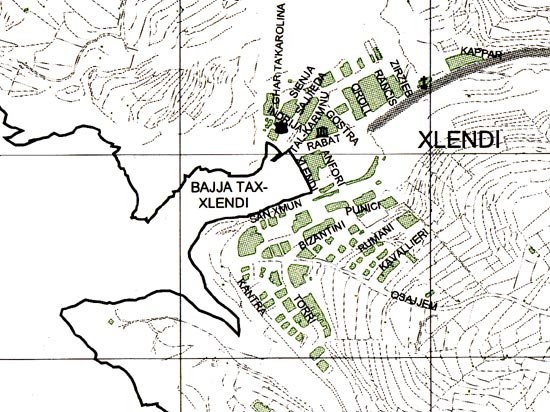 Xlendi Map